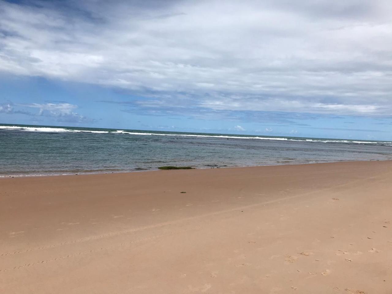 Flat Guarajuba Beira da Praia pé na areia Esterno foto