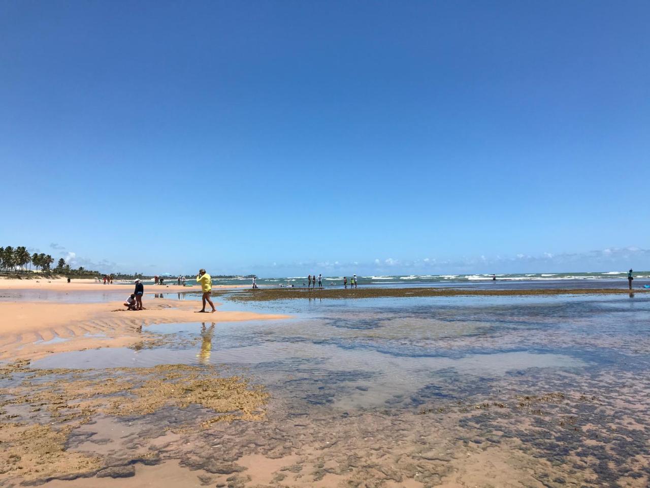 Flat Guarajuba Beira da Praia pé na areia Esterno foto