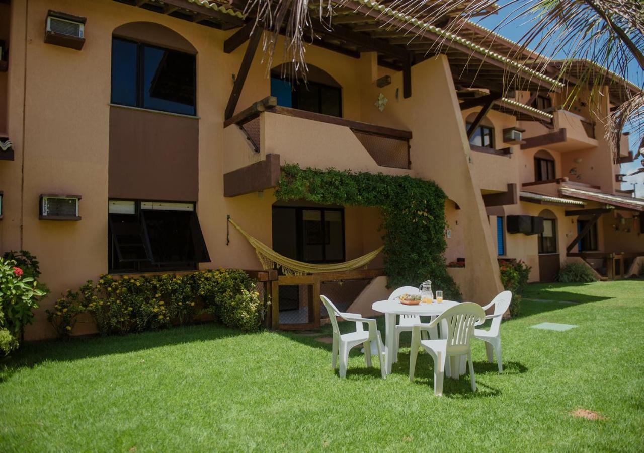 Flat Guarajuba Beira da Praia pé na areia Esterno foto