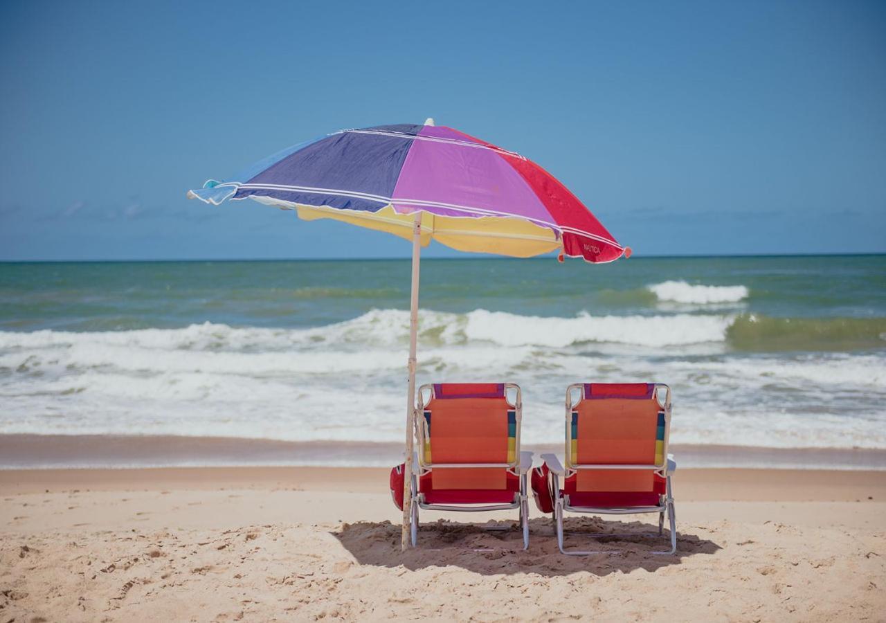 Flat Guarajuba Beira da Praia pé na areia Esterno foto